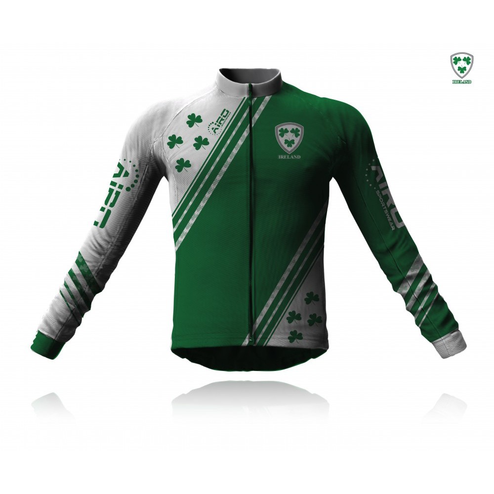 Airosportswear Supporters - Ireland Cycling Jersey Long Sleeve Airosportswear Supporters - Ireland Cycling Jersey Long Sleeve