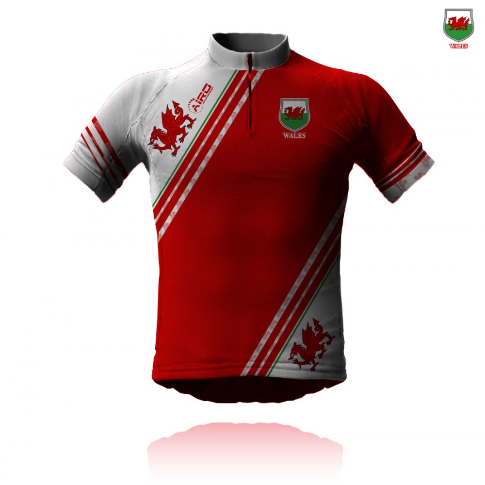 Airosportswear Supporters - Wales Cycling Jersey Airosportswear Supporters - Wales Cycling Jersey