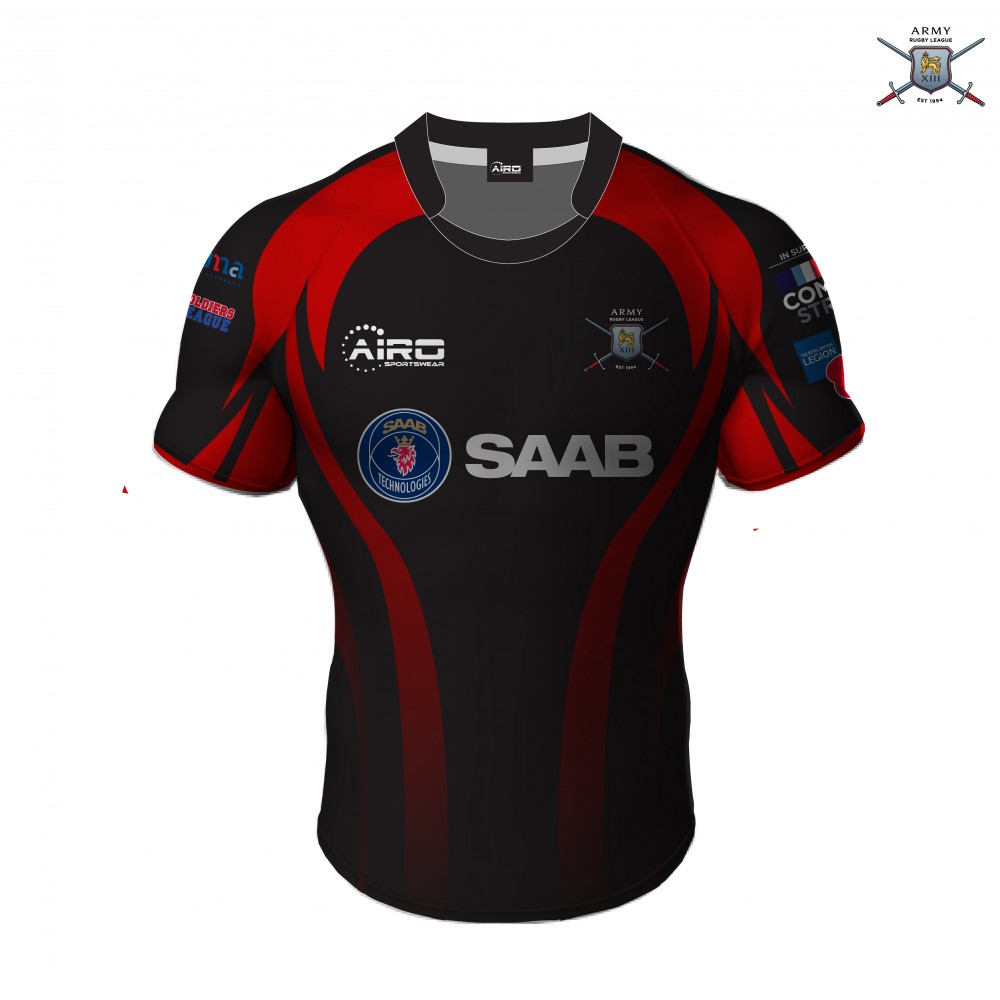 British Army Rugby League Away Shirt British Army Rugby League Away Shirt