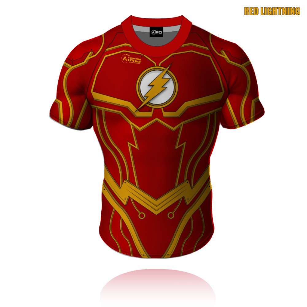 Red Lightning Rugby Shirt Red Lightning Rugby Shirt