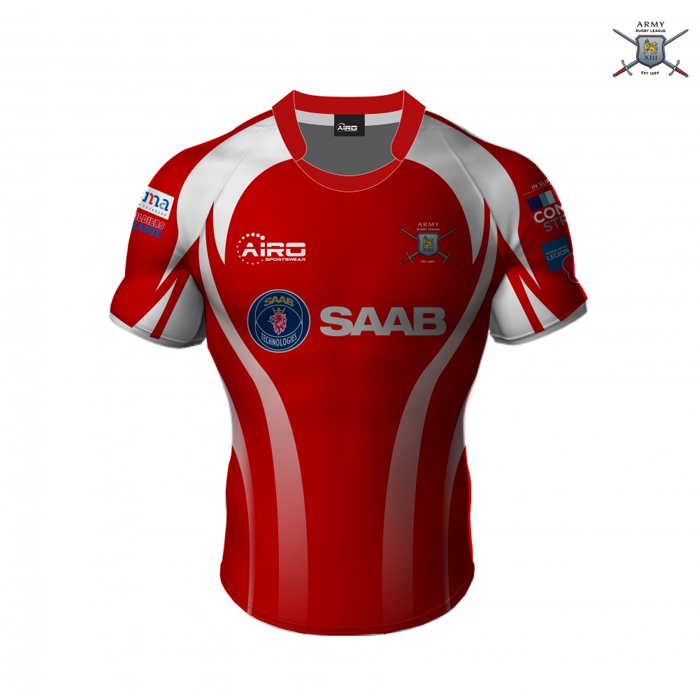 British Army Rugby League Home Shirt British Army Rugby League Home Shirt
