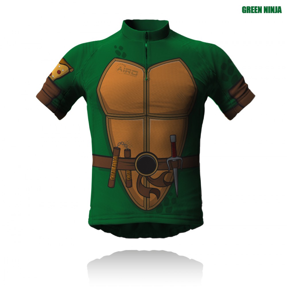 Green Ninja Cycling Jersey Green Ninja Cycling Jersey