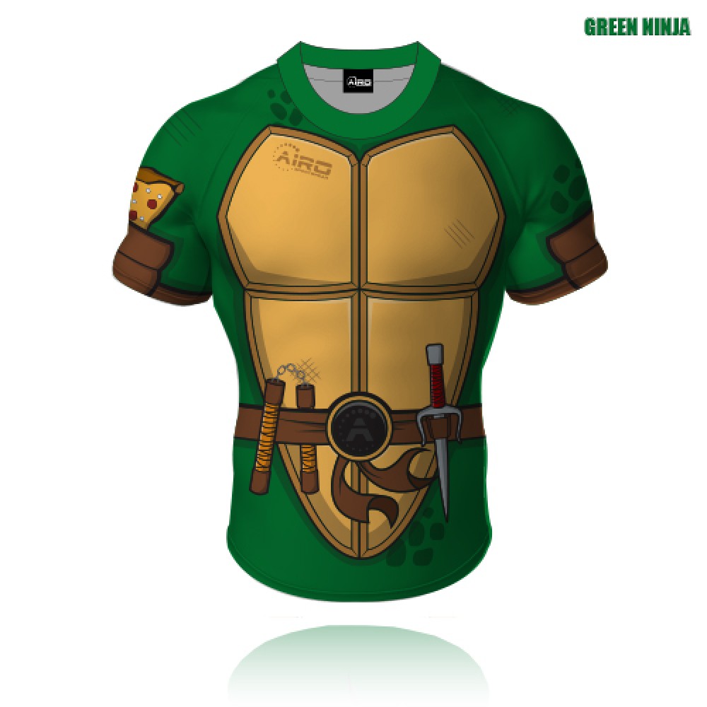 Green Ninja Rugby Jersey Green Ninja Rugby Jersey