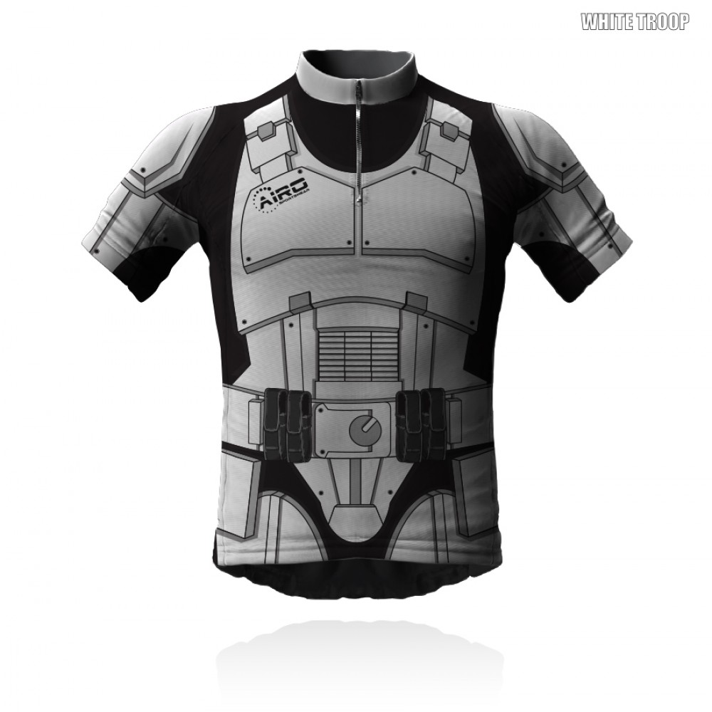 White Troop Cycling Jersey White Troop Cycling Jersey