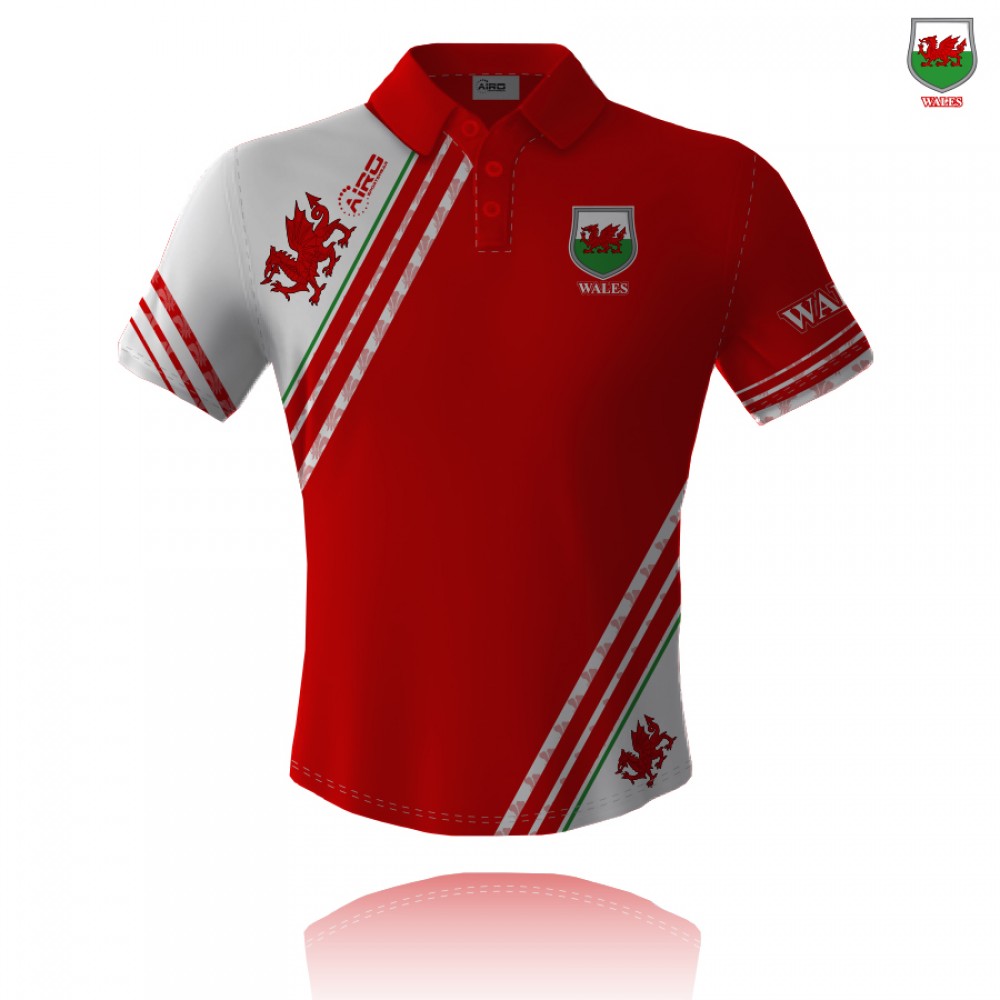 Airosportswear Supporters - Wales Polo Airosportswear Supporters - Wales Polo