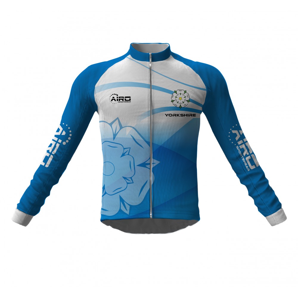 Airosportswear- Yorkshire Cycling Jersey Long Sleeve Airosportswear- Yorkshire Cycling Jersey Long Sleeve