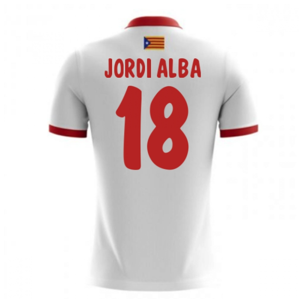 2025-2026 Catalunya Airo Away Shirt (Jordi Alba 18) - Kids