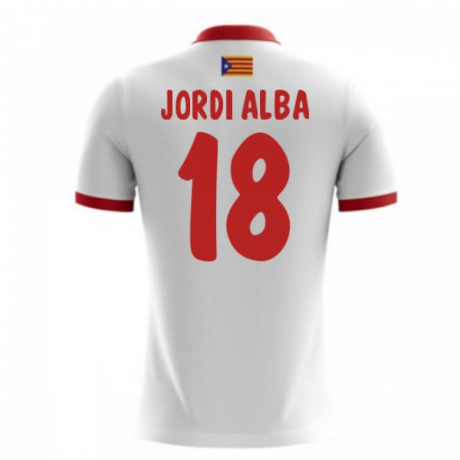 2025-2026 Catalunya Airo Away Shirt (Jordi Alba 18) - Kids