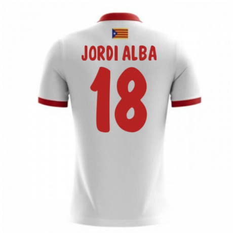 2023-2024 Catalunya Airo Away Shirt (Jordi Alba 18) - Kids