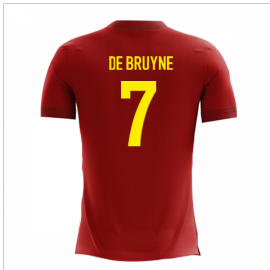 2025-2026 Belgium Airo Concept Home Shirt (De Bruyne 7) - Kids