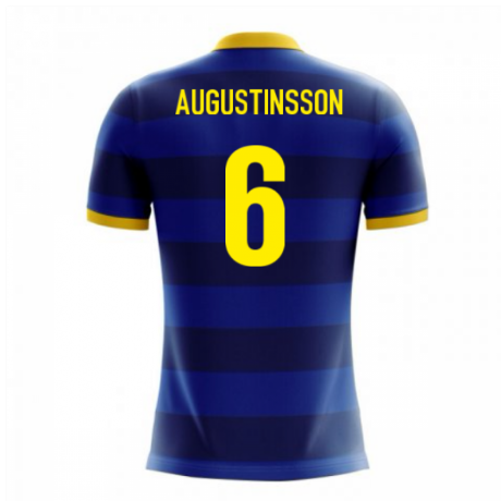 2025-2026 Sweden Airo Concept Away Shirt (Augustinsson 6) - Kids