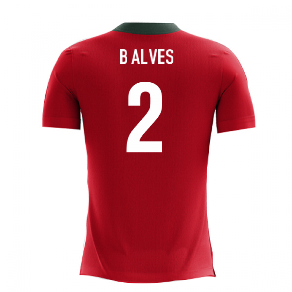 2025-2026 Portugal Airo Concept Home Shirt (B.Alves 2) - Kids