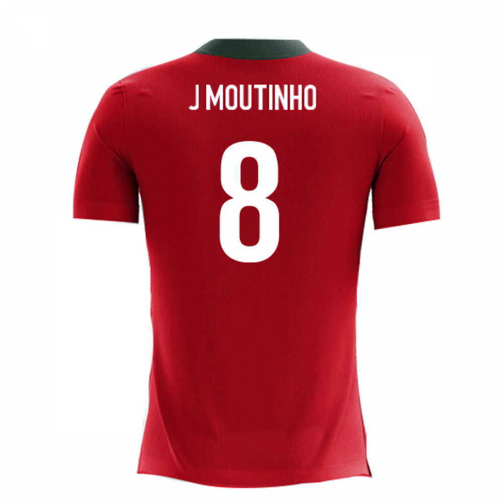 2025-2026 Portugal Airo Concept Home Shirt (J.Moutinho 8) - Kids
