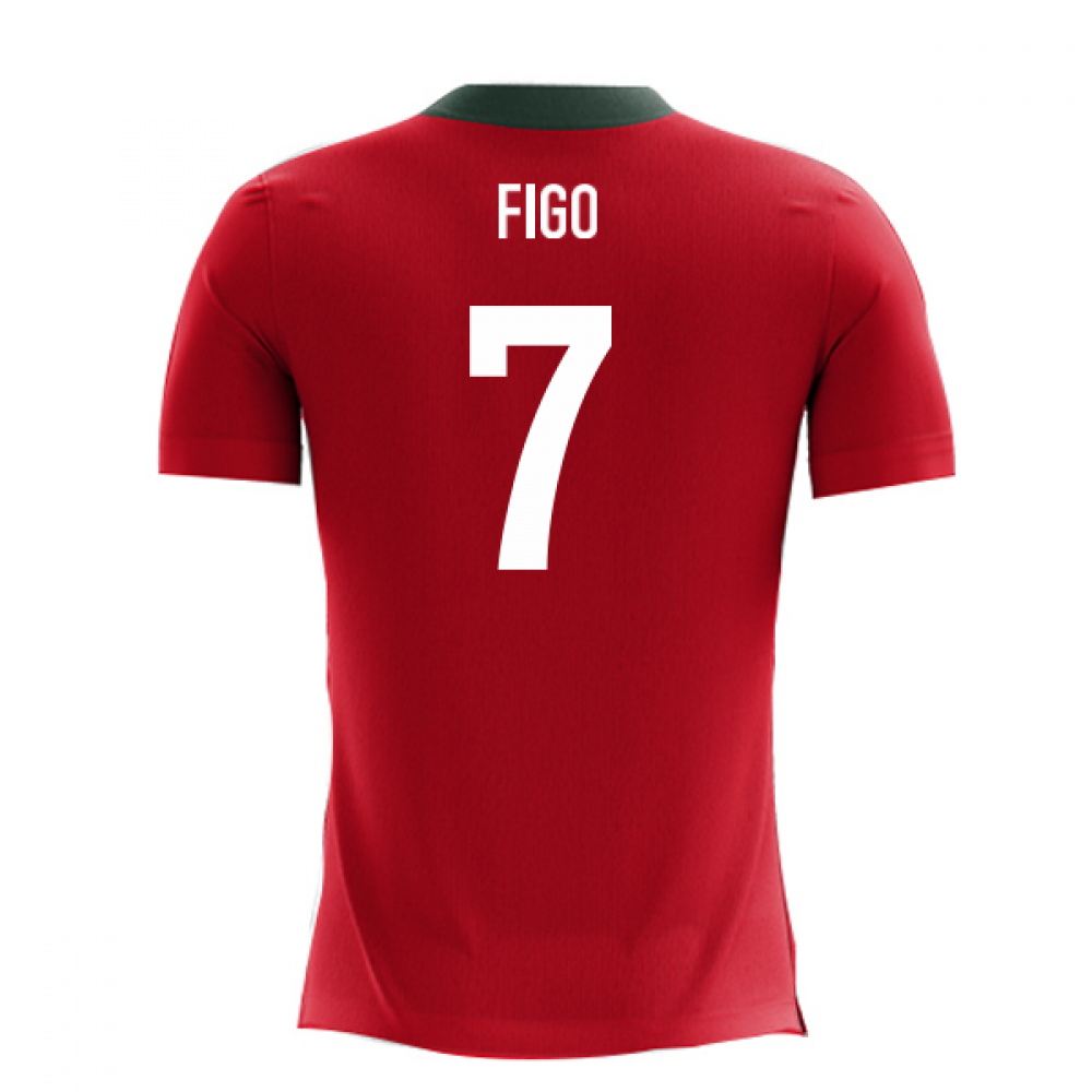 2023-2024 Portugal Airo Concept Home Shirt (Figo 7) - Kids