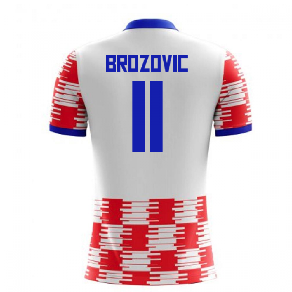 2023-2024 Croatia Home Concept Shirt (Brozovic 11) - Kids