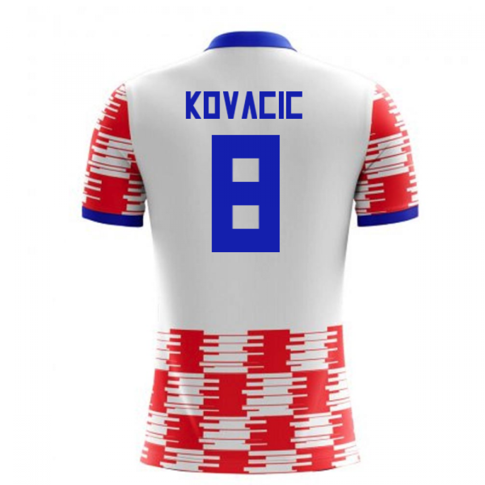 2023-2024 Croatia Home Concept Shirt (Kovacic 8) - Kids