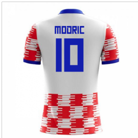 2023-2024 Croatia Home Concept Shirt (Modric 10) - Kids