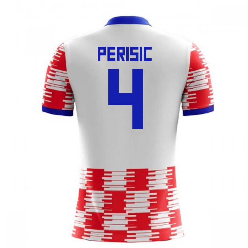 2023-2024 Croatia Home Concept Shirt (Perisic 4) - Kids