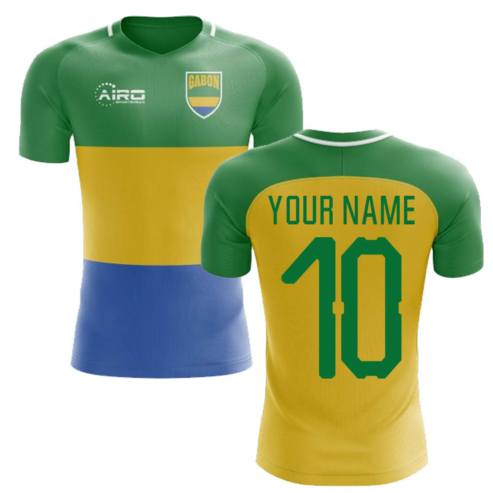 2023-2024 Gabon Home Concept Football Shirt (Your Name) -Kids