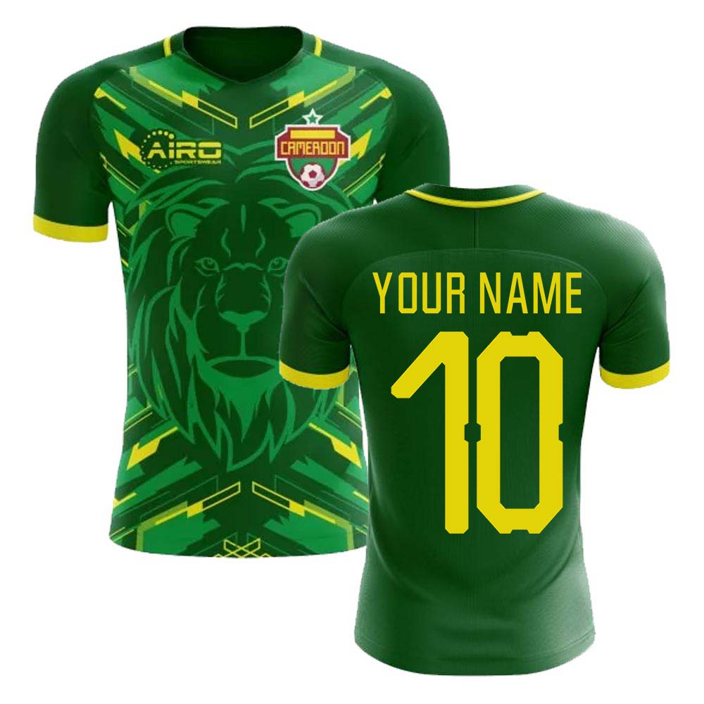 2023-2024 Cameroon Home Concept Football Shirt (Your Name) -Kids