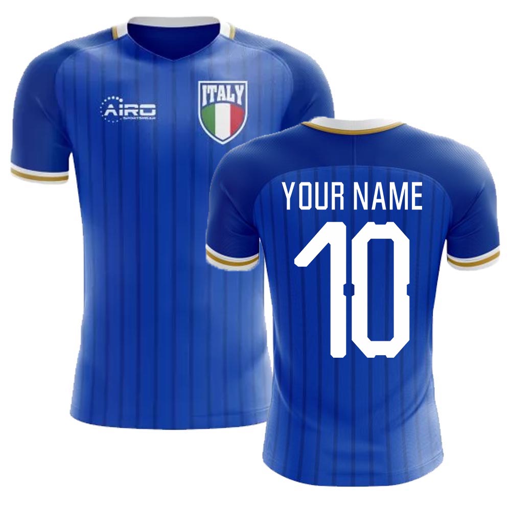 2025-2026 Italy Home Concept Football Shirt (Your Name) -Kids
