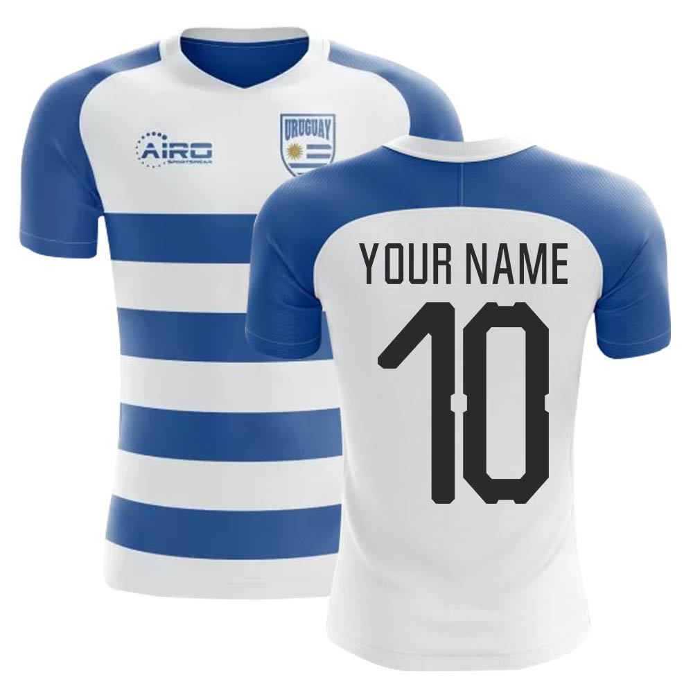 2023-2024 Uruguay Home Concept Football Shirt (Your Name) -Kids