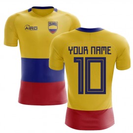 2020-2021 Colombia Flag Concept Football Shirt (Your Name)