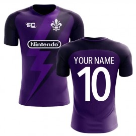 2024-2025 Fiorentina Fans Culture Home Concept Shirt (Your Name)