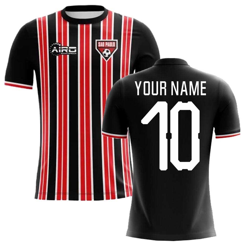 2025-2026 Sao Paolo Home Concept Football Shirt (Your Name) -Kids