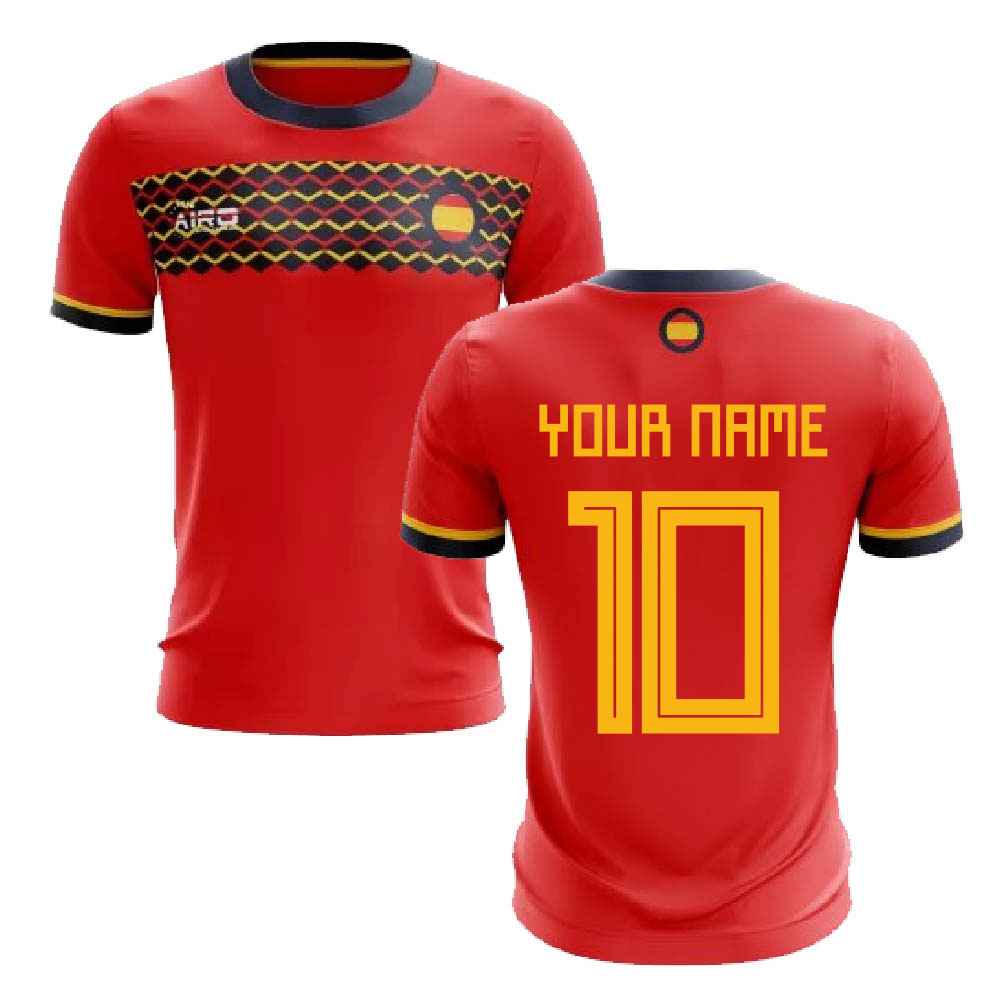 2025-2026 Spain Home Concept Football Shirt (Your Name)