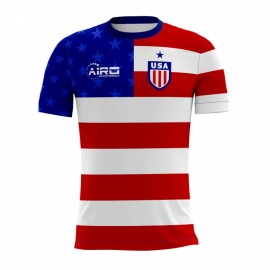 2023-2024 USA Home Concept Football Shirt - Adult Long Sleeve