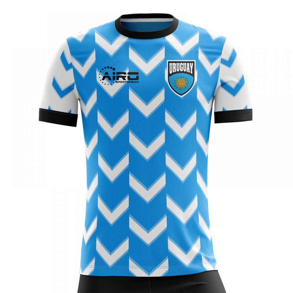 2023-2024 Uruguay Home Concept Football Shirt - Kids (Long Sleeve)