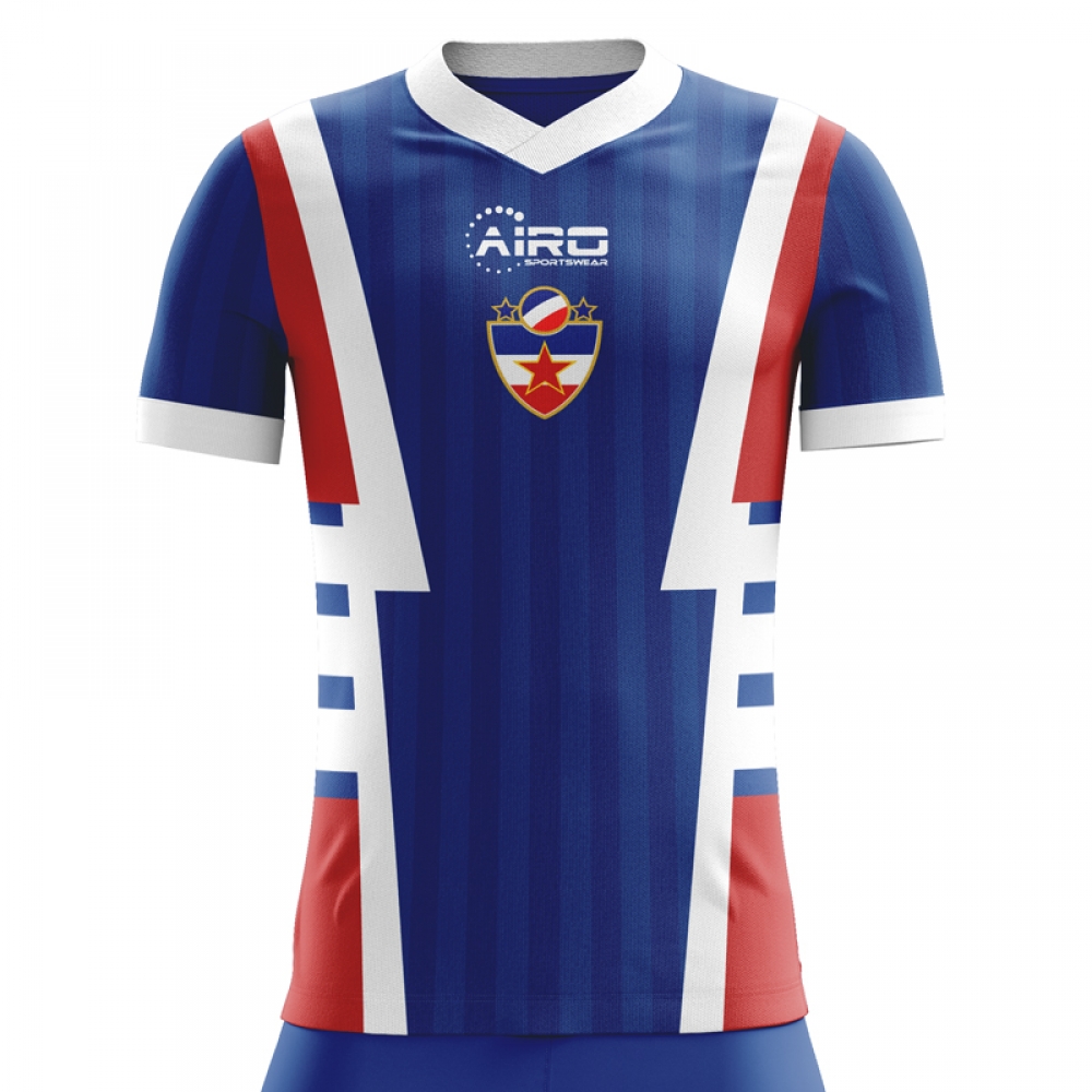 2023-2024 Yugoslavia Home Concept Football Shirt - Kids (Long Sleeve)