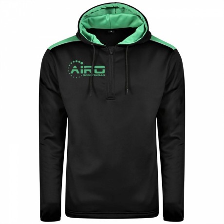 Airo Sportswear Heritage Hoody (Black-Emerald)