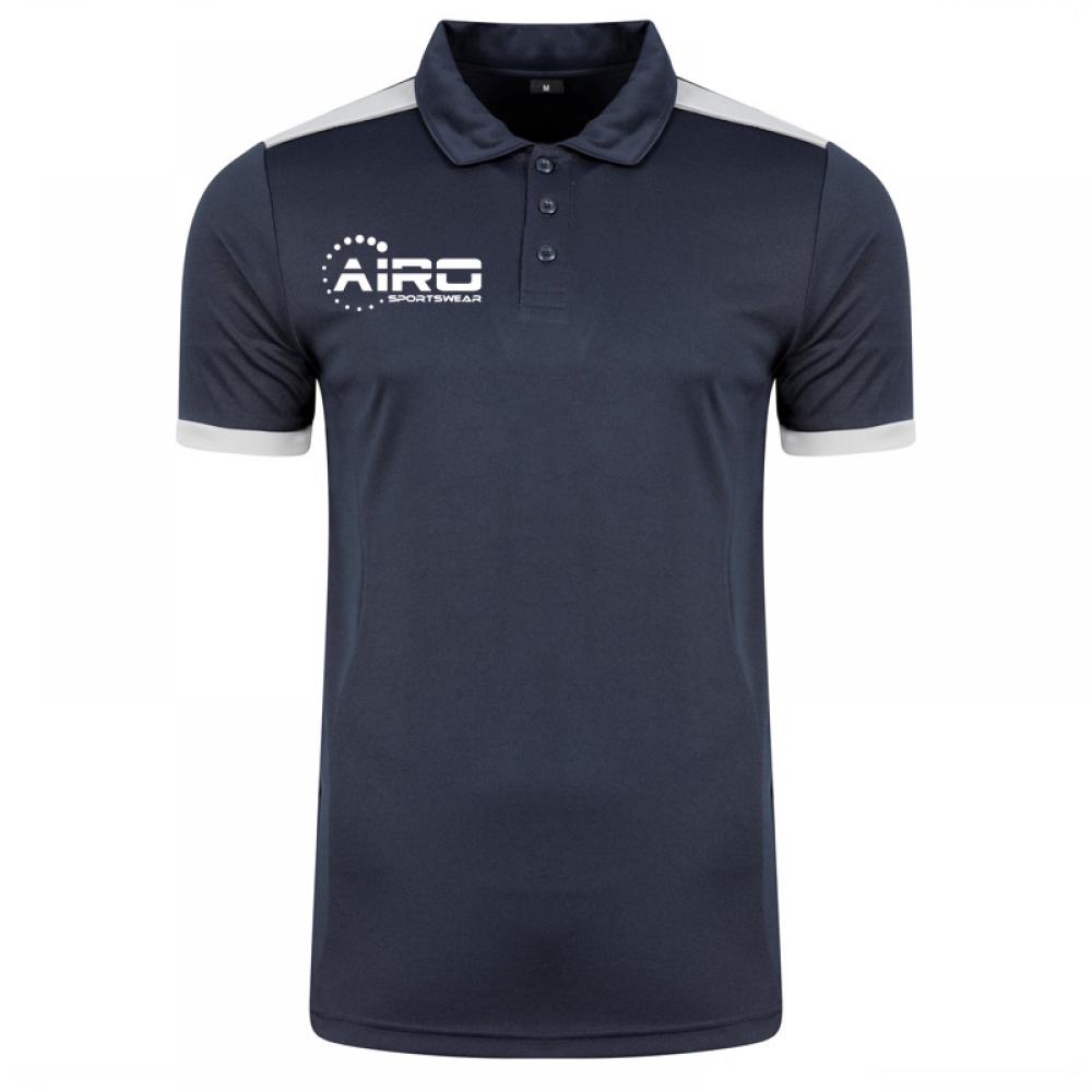 Airo Sportswear Heritage Polo Shirt (Navy-Silver)