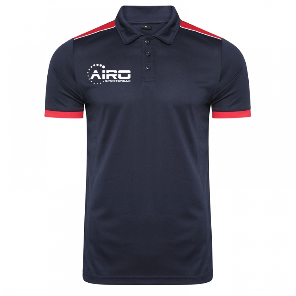 Airo Sportswear Heritage Polo Shirt (Navy-Red)