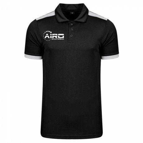 Airo Sportswear Heritage Polo Shirt (Black-Silver)