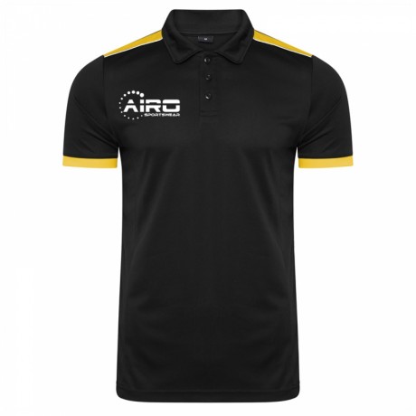 Airo Sportswear Heritage Polo Shirt (Black-Amber)