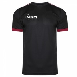 Airo Sportswear Heritage Training Tee (Black-Maroon)