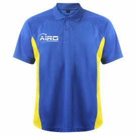 Airo Sportswear Matchday Polo Shirt (Royal-Yellow)