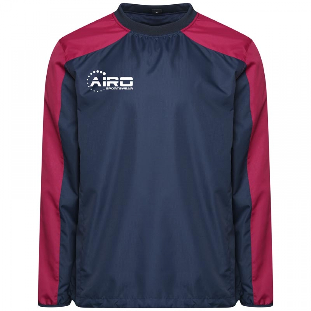 Airo Sportswear Pro Windbreaker (Navy-Maroon)