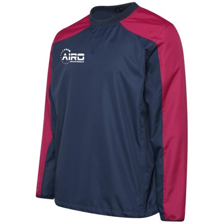 Airo Sportswear Pro Windbreaker (Navy-Maroon)