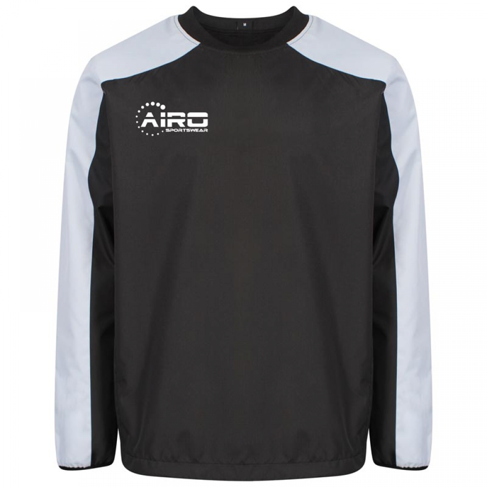 Airo Sportswear Pro Windbreaker (Black-Silver)