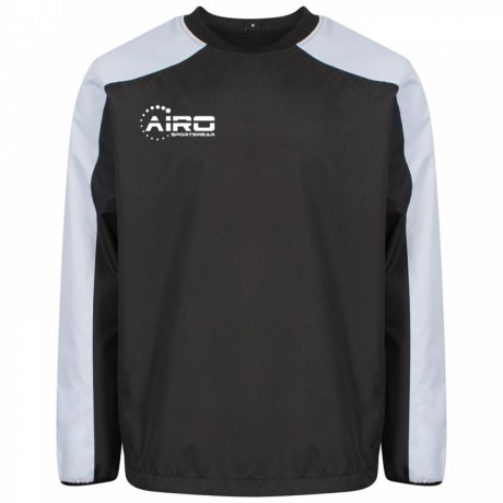 Airo Sportswear Pro Windbreaker (Black-Silver)