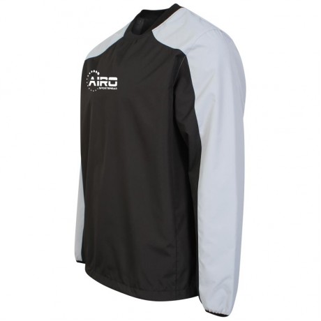 Airo Sportswear Pro Windbreaker (Black-Silver)