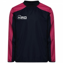 Airo Sportswear Pro Windbreaker (Black-Maroon)