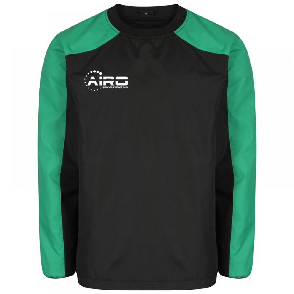 Airo Sportswear Pro Windbreaker (Black-Green)