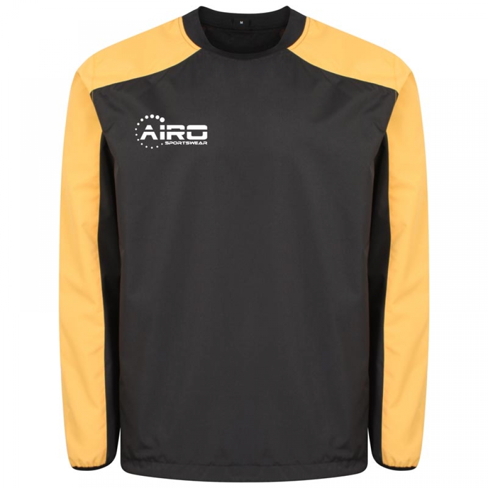 Airo Sportswear Pro Windbreaker (Black-Amber)