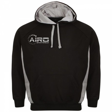 Airo Sportswear Team Hoody (Black-Silver)