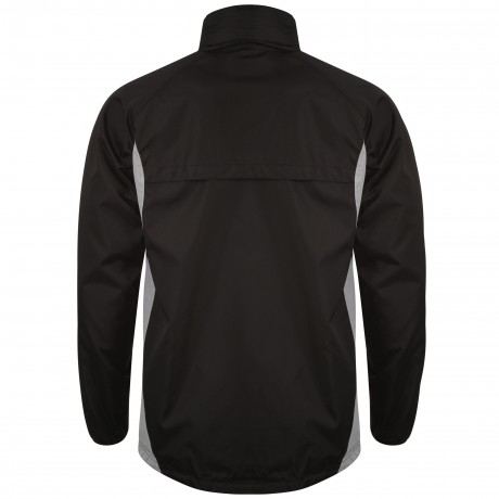 Airo Sportswear Tracksuit Top (Black-Silver)